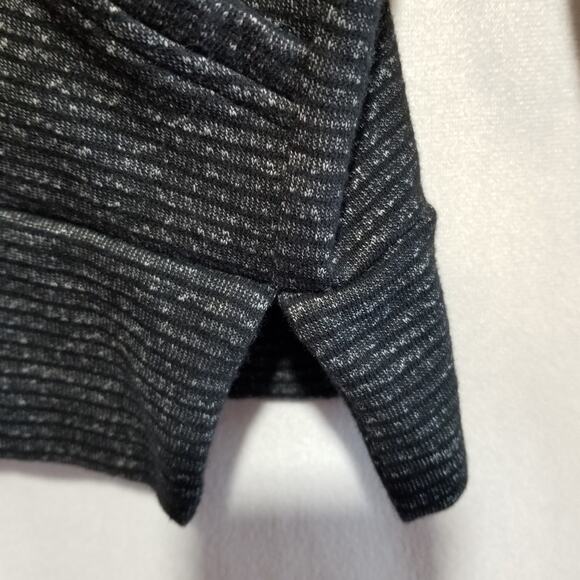 Champion Sweatshirt Womens Medium Gray Black Elite Funnel Neck Pullover Hoodie - Picture 4 of 7